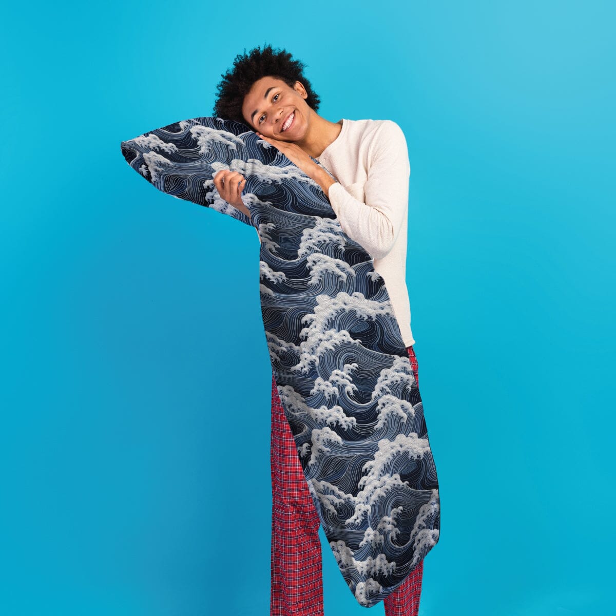 Teal body pillow case cheap