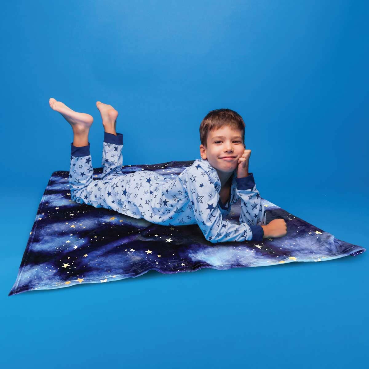 Starry Night Plush Blanket JETTPROOF Calming Sensory Clothing