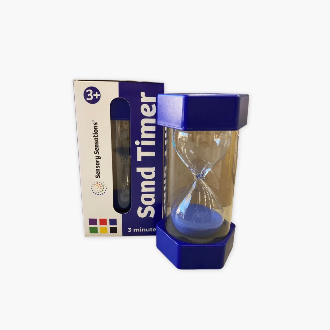3-Minute Sand Timer β JETTPROOF Calming Sensory Clothing Inspired by Jett