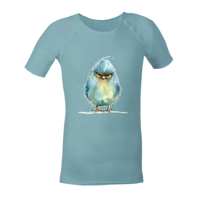 Sensory Shirt | Child | Moody Bird JettProof 1 (48 - 49cm) Sky 