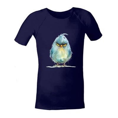Sensory Shirt | Child | Moody Bird JettProof 1 (48 - 49cm) Navy 
