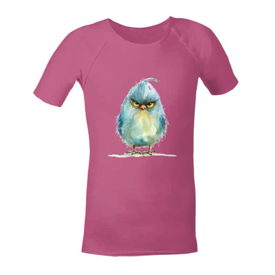 Sensory Shirt | Child | Moody Bird JettProof 1 (48 - 49cm) Pink 