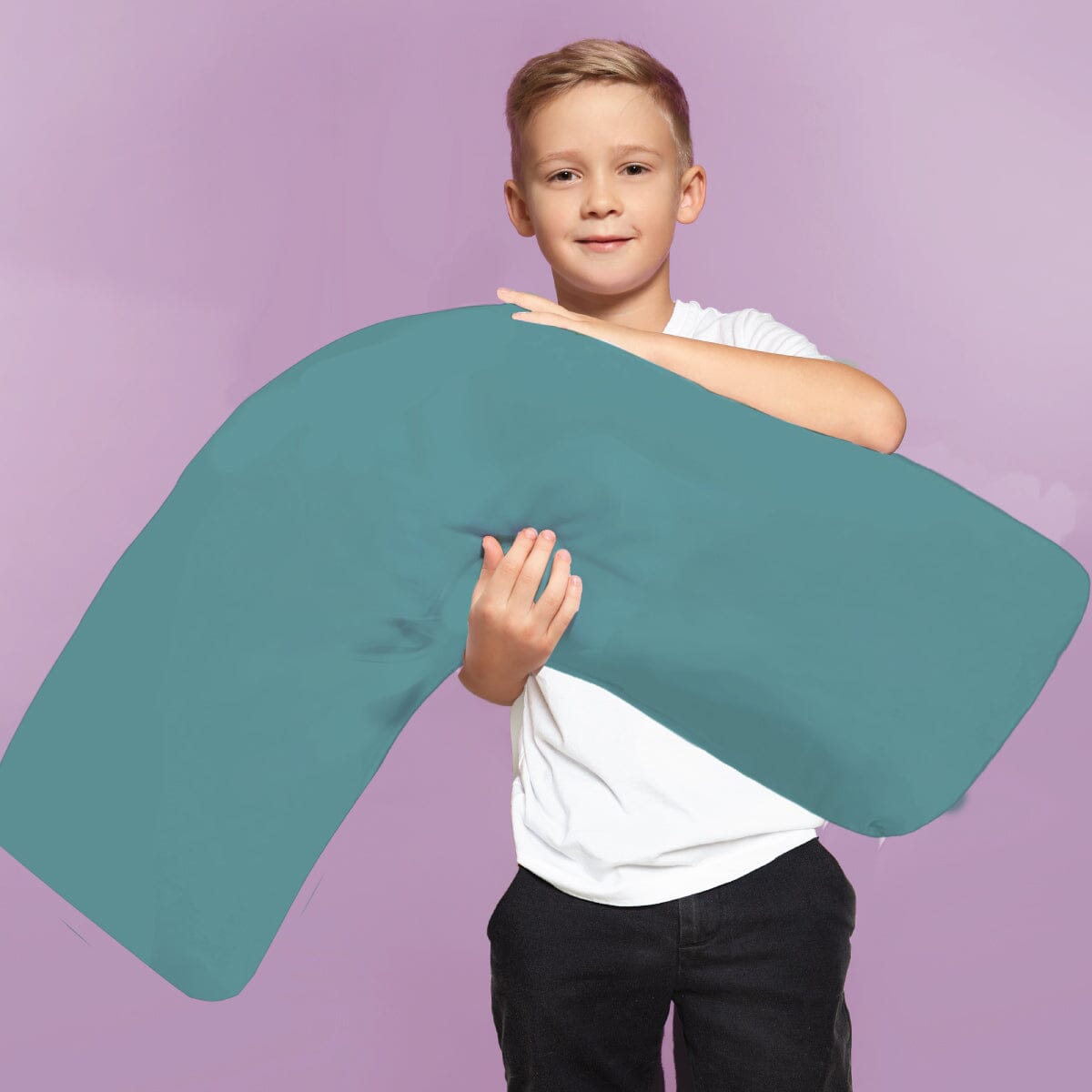 Aqua Curved Sensory Pillowcase Pillowcases JettProof.com.au 