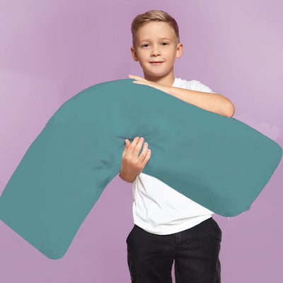 Aqua Curved Sensory Pillowcase Pillowcases JettProof.com.au 