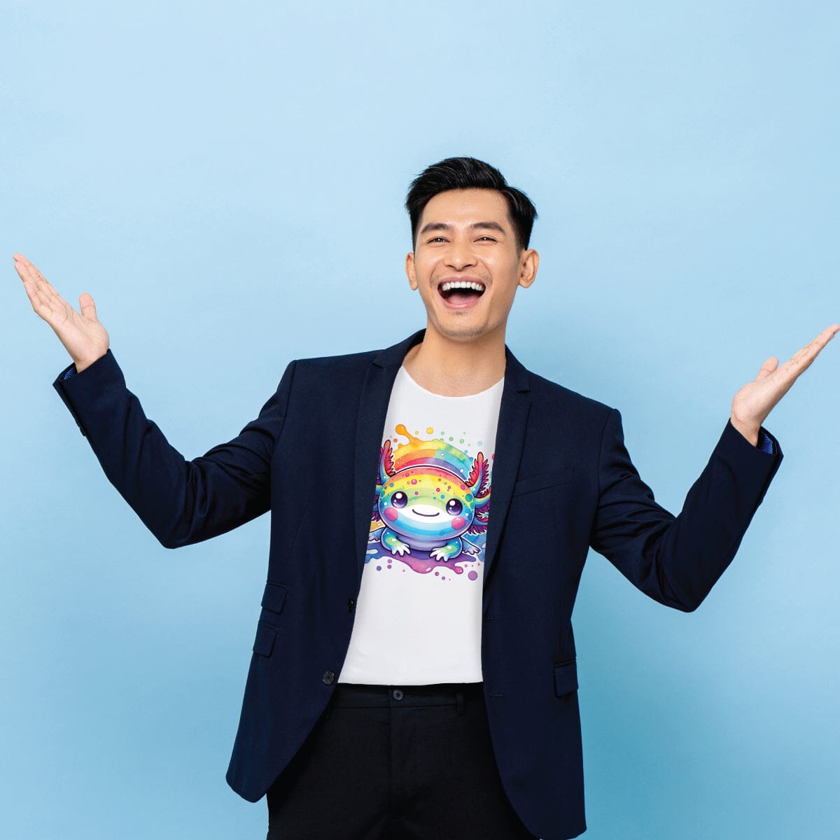 Sensory Shirt | Adult | Axolotl Sensory Shirt JettProof 