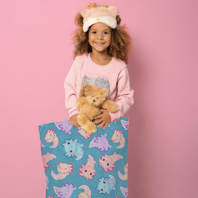 Axolotl - Plush Pillowcase Sensory Pillowcase JettProof.com.au 
