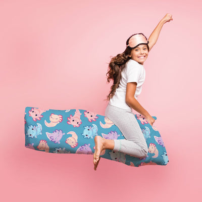 Axolotl - Sensory Body Pillow Cover Sensory Pillowcase JettProof.com.au 