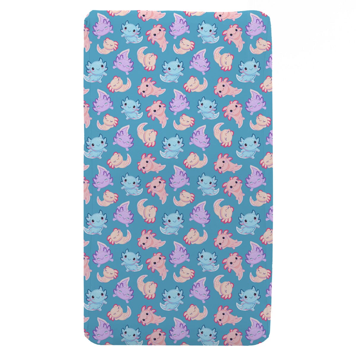 Axolotl Sensory Fitted Bed Sheet Sensory Fitted Bed Sheet JettProof.com.au Single Bed 