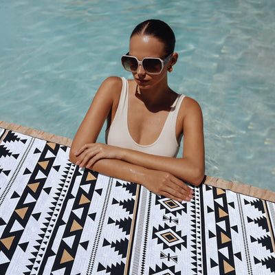 Aztec - Sand Free Beach Towel Sand-Free Towel JETTPROOF Calming Sensory Clothing Inspired by Jett 