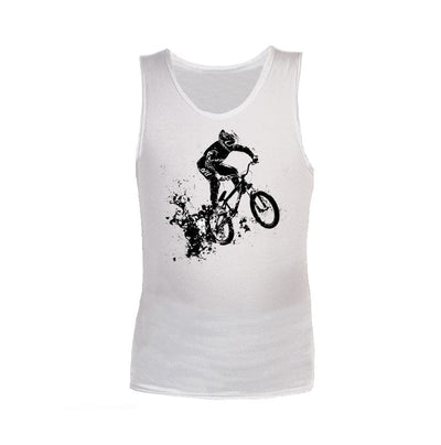 Sensory Singlet | Adult | Bike Rider Sensory Singlet JettProof 4XS (70 - 74cm) White 