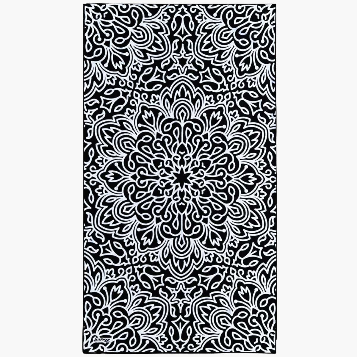 Black And White - Sand Free Beach Towel