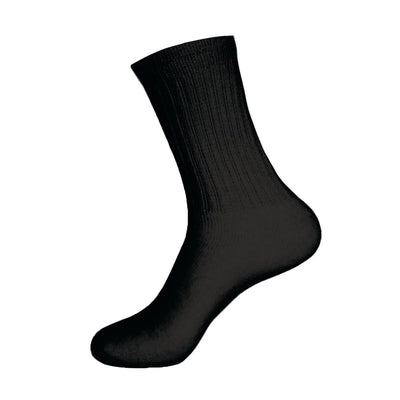 Sports Crew Socks | Adult | 3 Pack Socks JettProof Ladies size 9-11 Black 