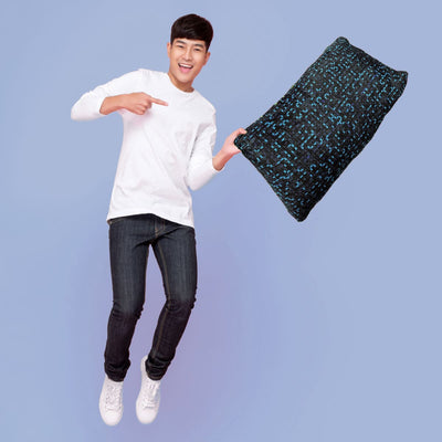 Matrix Blue - Plush Pillowcase