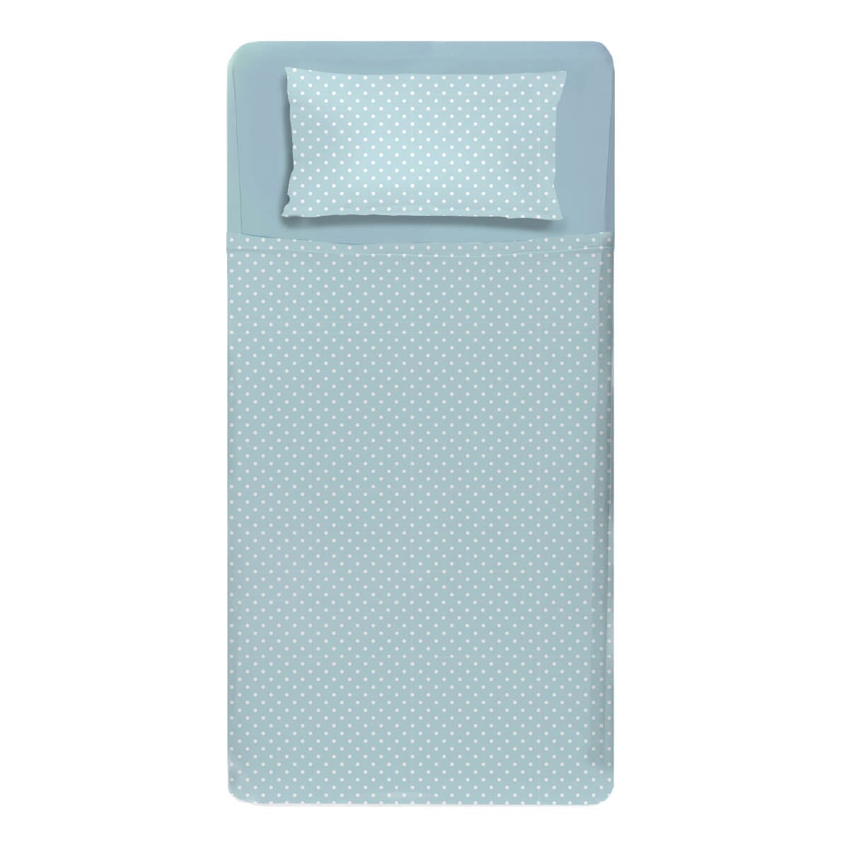 Blue Polka Dots - Calming Sensory Compression Sheet
