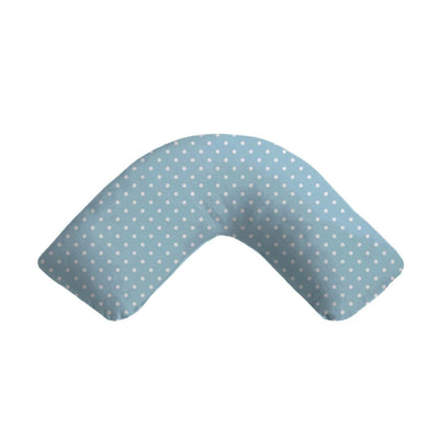 Blue Polka Dots Curved Sensory Pillowcase