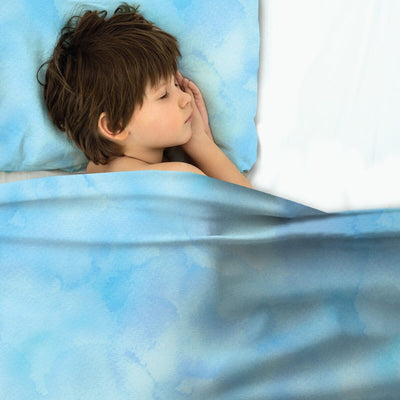 Blue Watercolour - Calming Sensory Compression Sheet Compression Sheets JettProof.com.au 