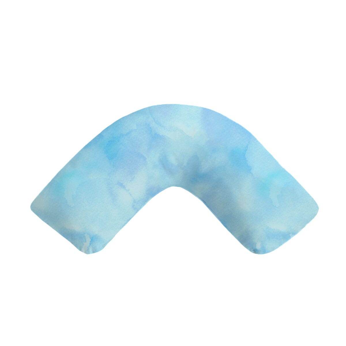 Blue Watercolour Curved Sensory Pillowcase Sensory Pillowcase JettProof.com.au 
