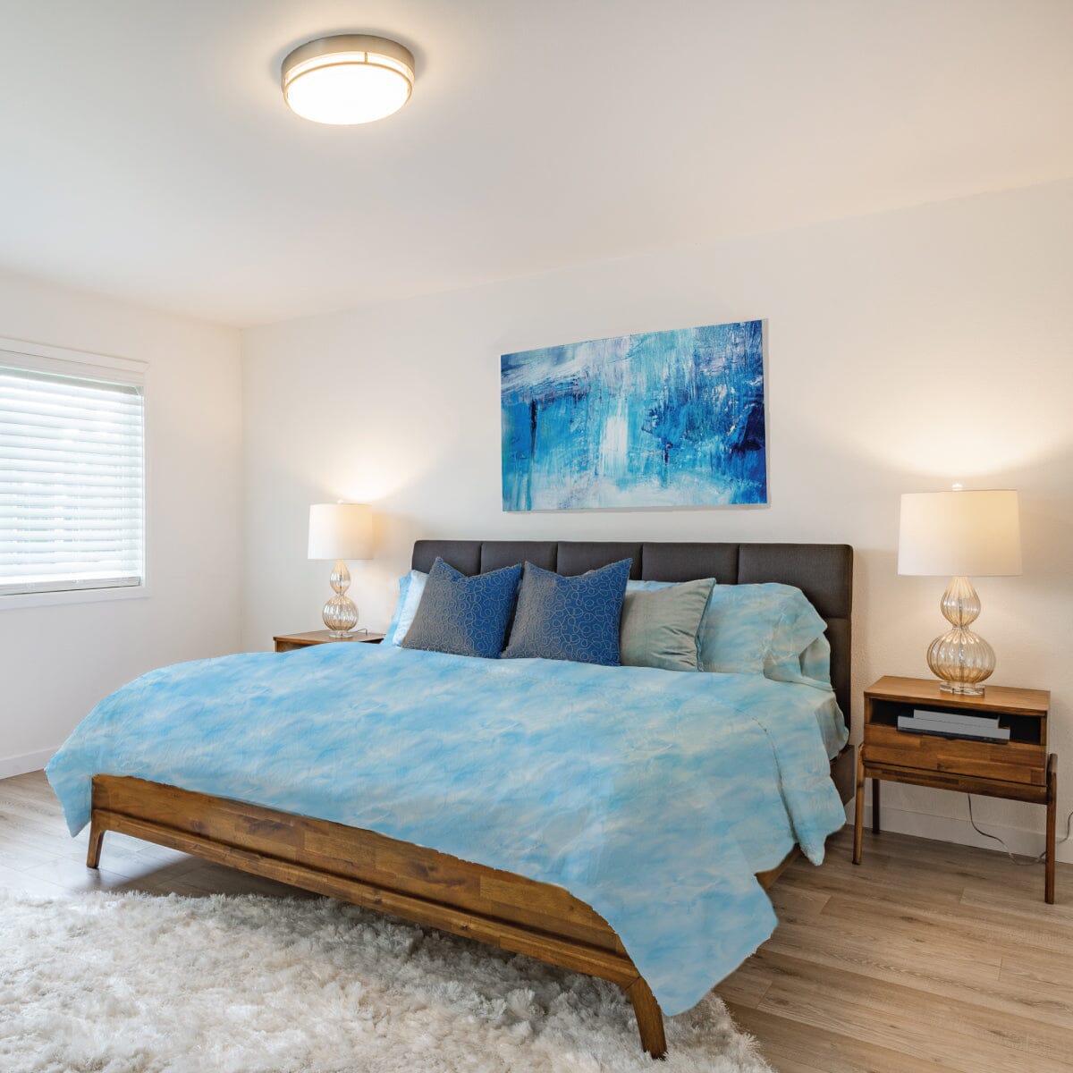 Blue Watercolour - Sensory Quilt Cover Quilt Covers JETTPROOF Calming Sensory Clothing Inspired by Jett 