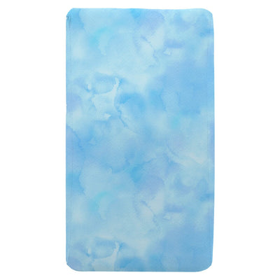 Blue Watercolour Sensory Fitted Bed Sheet Sensory Fitted Bed Sheet JettProof.com.au Single Bed 
