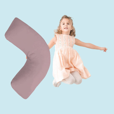 Blush Curved Sensory Pillowcase Sensory Pillowcase JettProof.com.au 