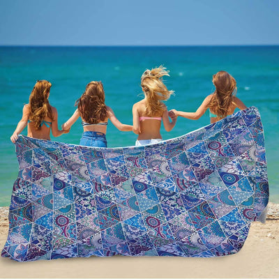 Bora Bora - Jumbo Beach Blanket Beach Blanket JETTPROOF Calming Sensory Clothing Inspired by Jett 