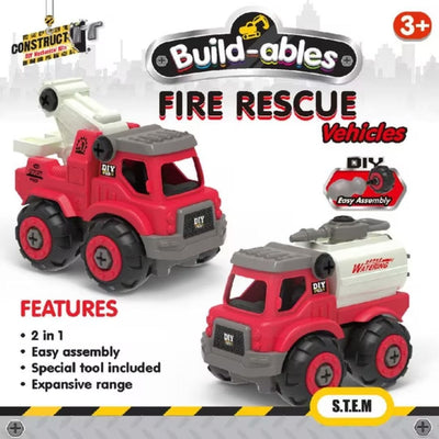 BUILD-ABLES PLUS - FIRE ENGINE EMERGENCY Sensory Toys JETTPROOF Calming Sensory Clothing Inspired by Jett 