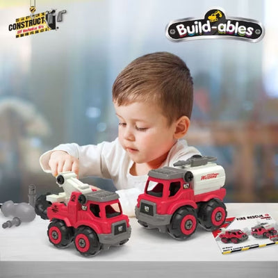 BUILD-ABLES PLUS - FIRE ENGINE EMERGENCY Sensory Toys JETTPROOF Calming Sensory Clothing Inspired by Jett 