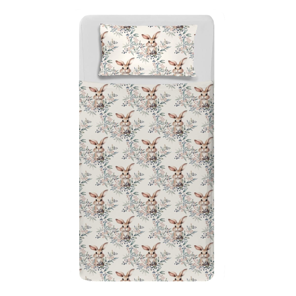 Bunnies - Calming Sensory Compression Sheet Compression Bed Sheet JettProof.com.au Single Bed 