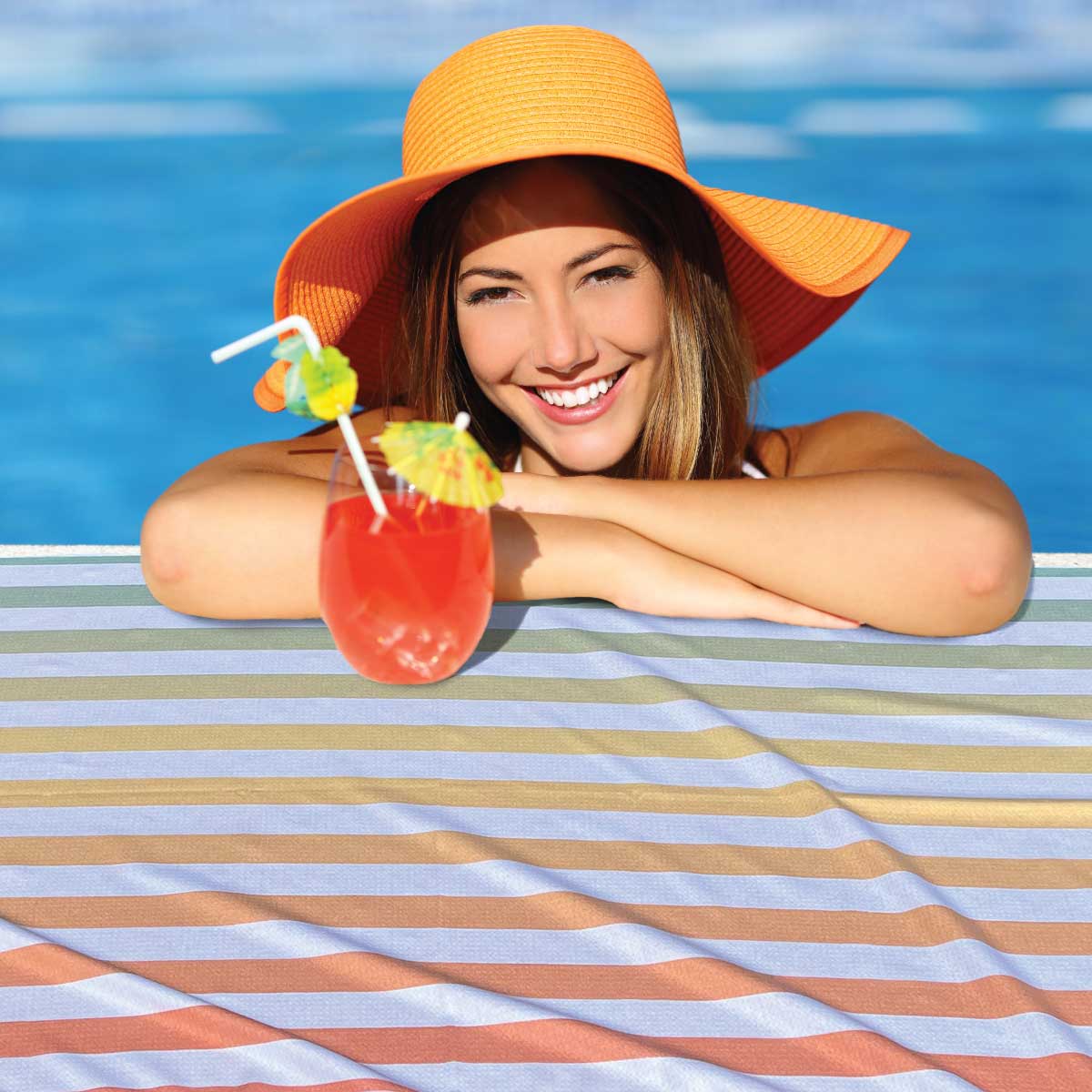 Cali Sun - Sand Free Beach Towel Sand-Free Towel JETTPROOF Calming Sensory Clothing Inspired by Jett 