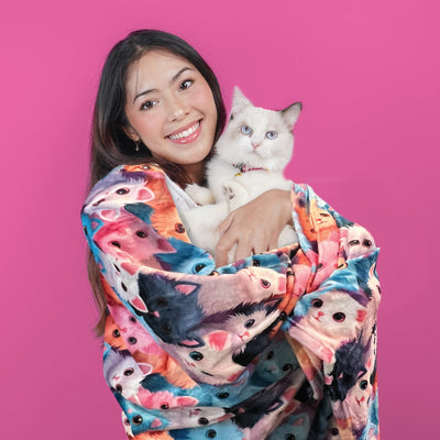 Cats - Plush Blanket Plush Blanket JettProof 