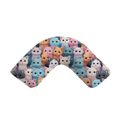 Cats Curved Sensory Pillowcase Pillowcases JettProof.com.au 