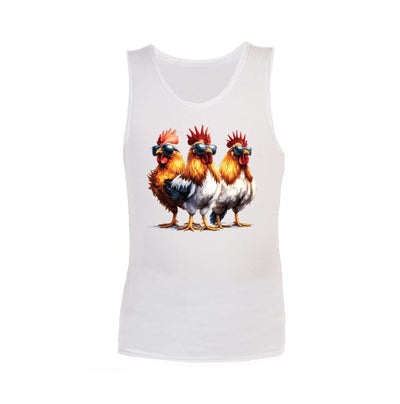 Sensory Singlet | Adult | Chickens Shirts JettProof.com.au 