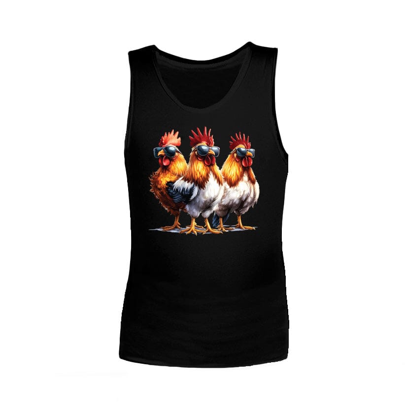 Sensory Singlet | Adult | Chickens Shirts JettProof.com.au 