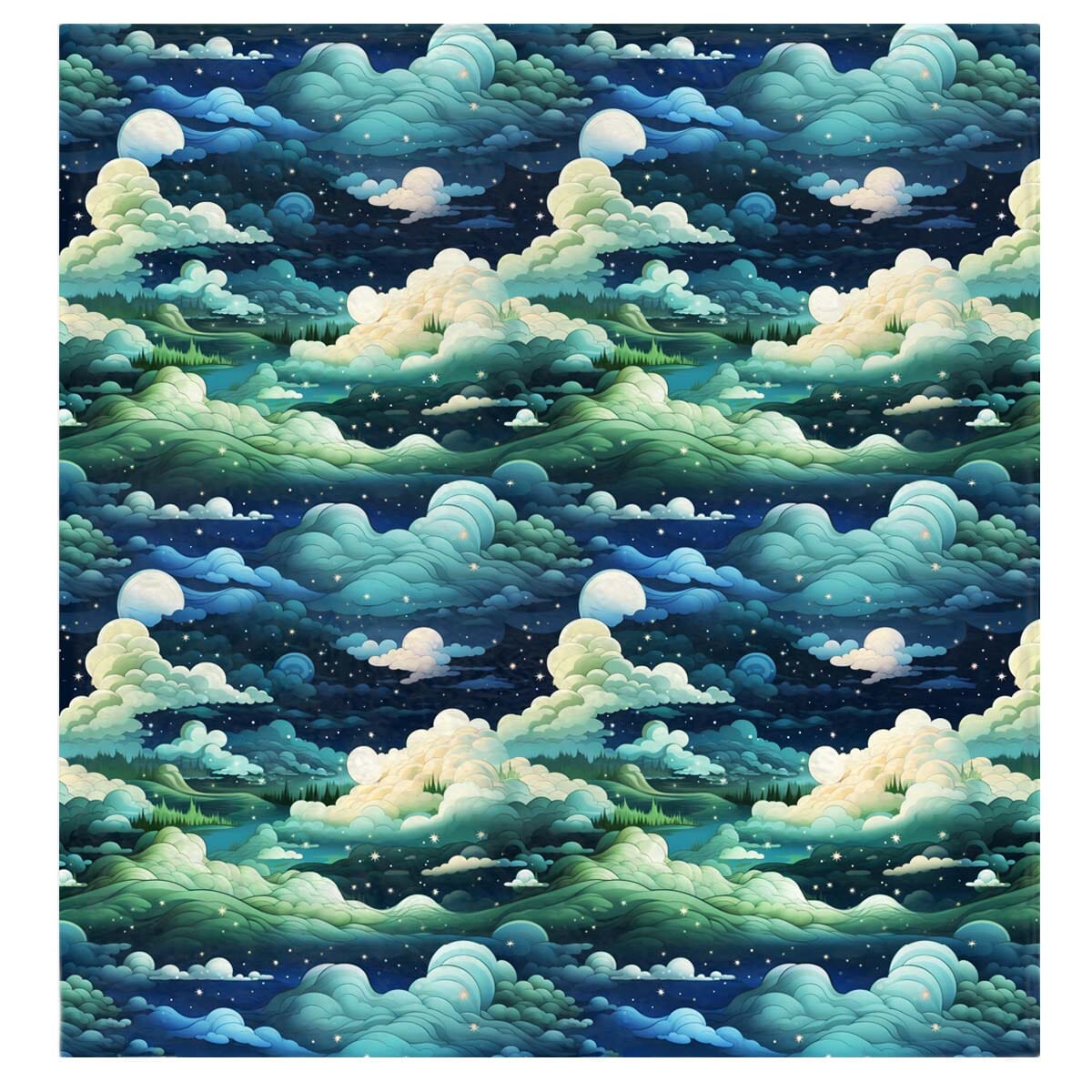 Cloudy Skies - Plush Blanket Plush Blanket JETTPROOF Calming Sensory Clothing Inspired by Jett Throw Blanket 130cm x 150cm 