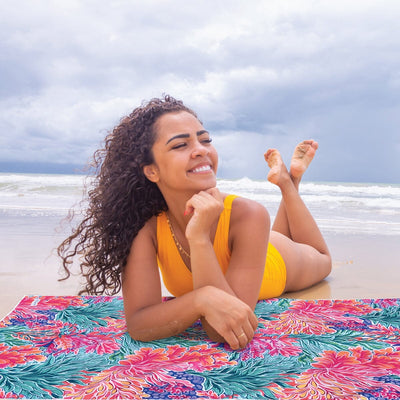 Coral Reef - Sand Free Beach Towel Sand-Free Towel JETTPROOF Calming Sensory Clothing Inspired by Jett 