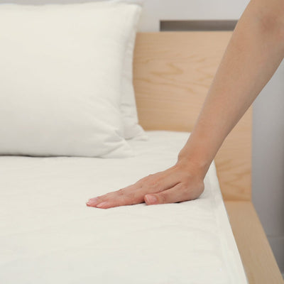 Cream Sensory Fitted Bed Sheet Sensory Fitted Bed Sheet JettProof.com.au 