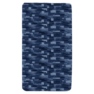 Deep Blue Sensory Fitted Bed Sheet