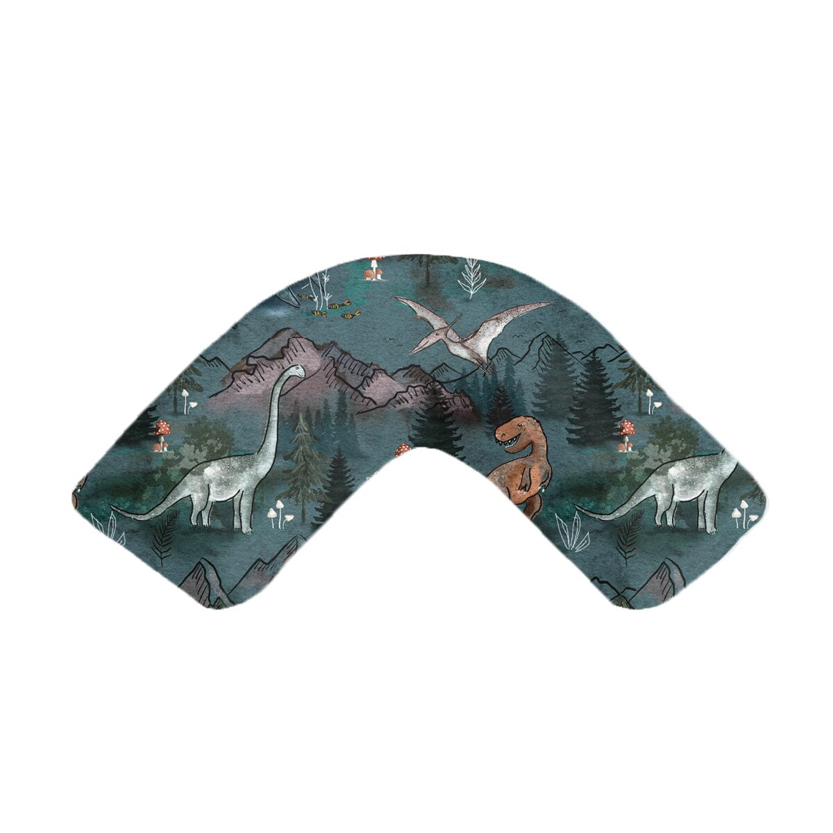 Dino Land Curved Sensory Pillowcase Sensory Pillowcase JettProof.com.au 