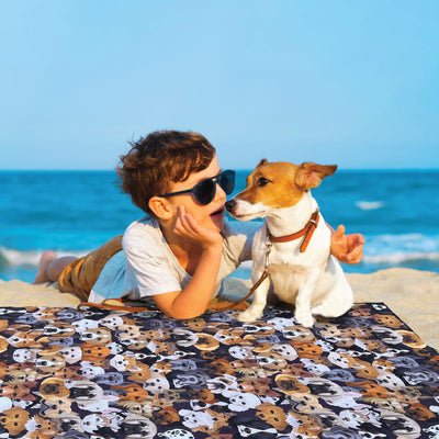 Dog Friends - Kids Sand Free Beach Towel