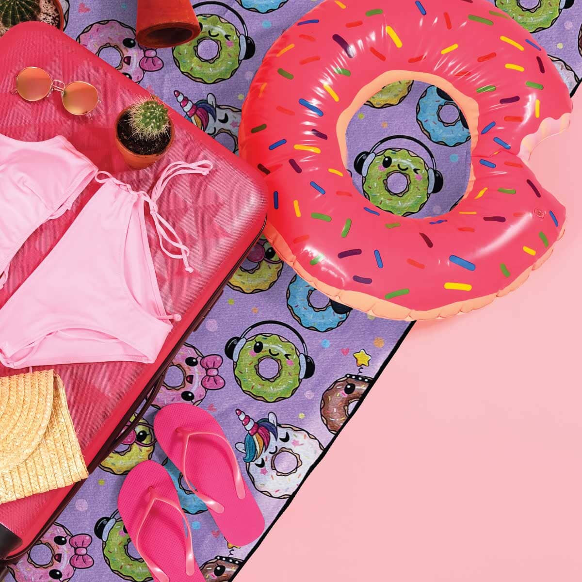 Donuts - Kids Sand Free Beach Towel