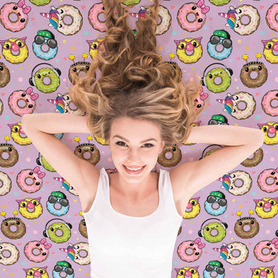 Donuts Sensory Fitted Bed Sheet