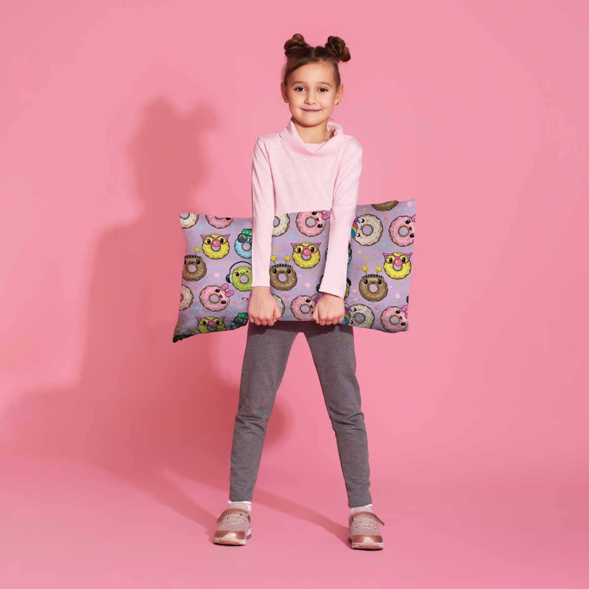 Donuts - Plush Pillowcase Sensory Pillowcase JettProof.com.au 