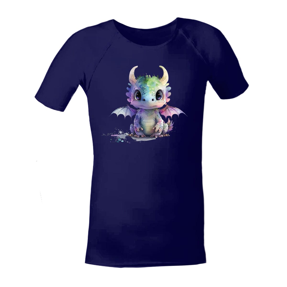 SALE - Sensory Shirt | Child | Fun Print | Unisex Shirts JettProof Size 5 | Navy | Baby Dragon 