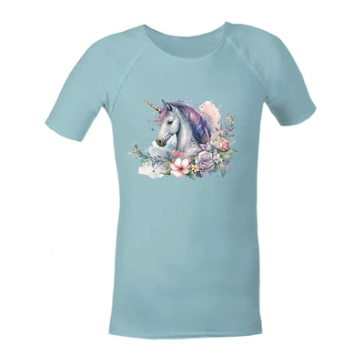 Sensory Shirt | Child | Unicorn Garden JettProof 1 (48 - 49cm) Sky 