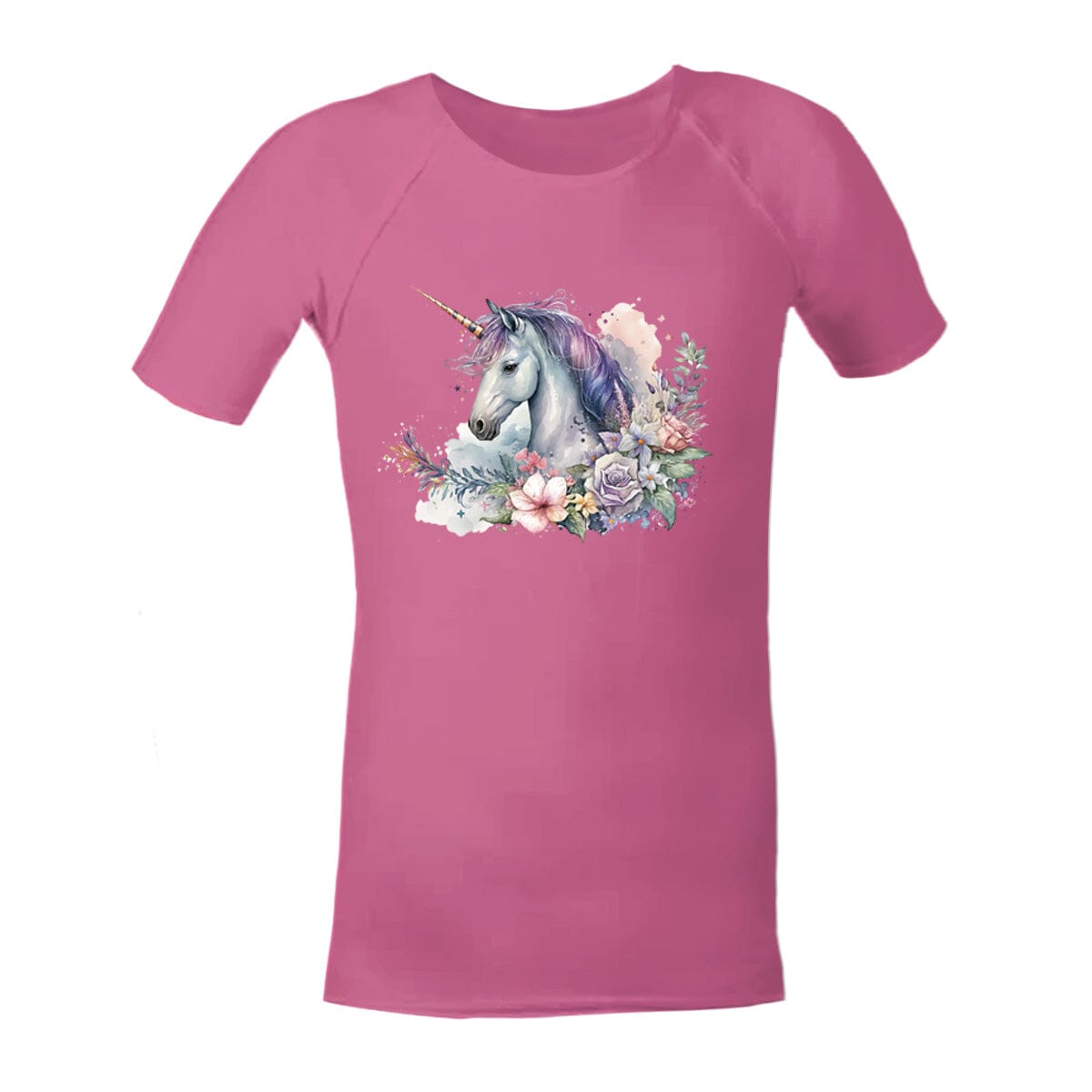 Sensory Shirt | Child | Unicorn Garden JettProof 1 (48 - 49cm) Pink 