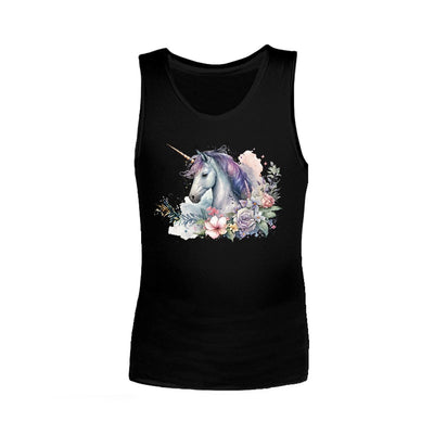 Sensory Singlet | Child | Unicorn Garden Singlets JettProof.com.au 1 (48 - 49cm) Black 