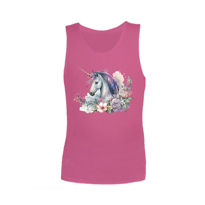 Sensory Singlet | Child | Unicorn Garden Singlets JettProof.com.au 1 (48 - 49cm) Pink 