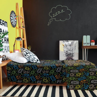 Game On - Sensory Quilt Cover Quilt Covers JETTPROOF Calming Sensory Clothing Inspired by Jett 