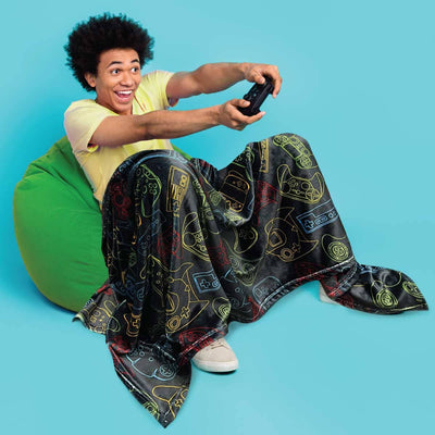 Gamer - Plush Blanket Plush Blanket JETTPROOF Calming Sensory Clothing Inspired by Jett 