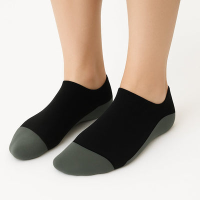 Half-Cushion Low-Cut Sports Socks | Black And Grey | Child | 3 Pack Socks JettProof.com.au 